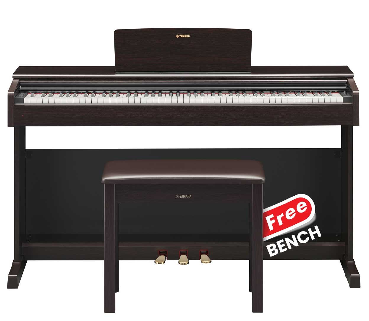 Jual Yamaha Arius YDP 145 Digital Piano free Bench - FREE